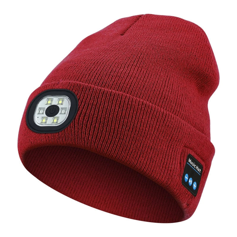 Smart Beanie - Light and Bluetooth Speakers