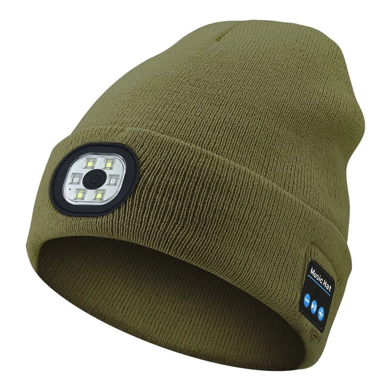 Smart Beanie - Light and Bluetooth Speakers