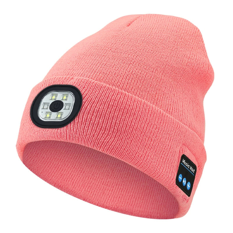 Smart Beanie - Light and Bluetooth Speakers