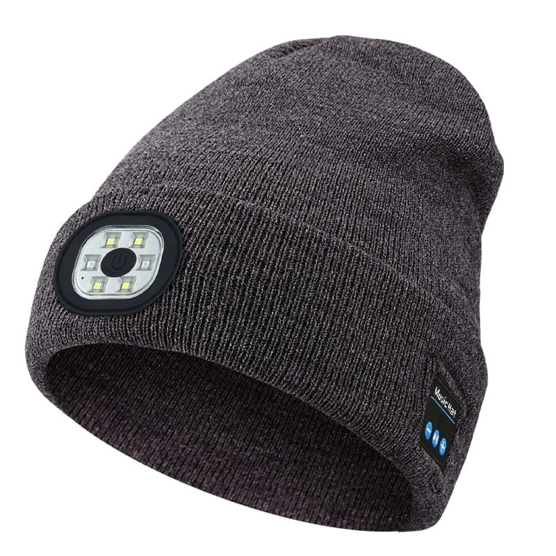 Smart Beanie - Light and Bluetooth Speakers