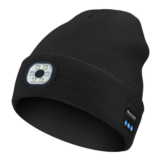 Smart Beanie - Light and Bluetooth Speakers