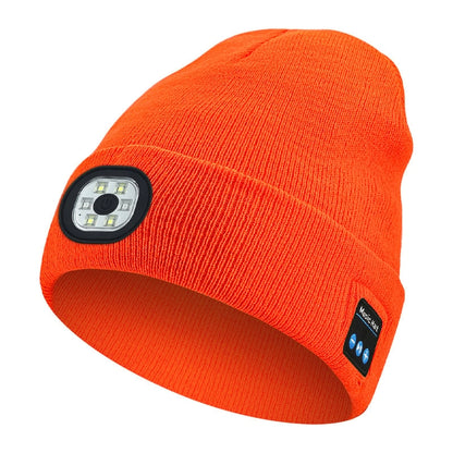 Smart Beanie - Light and Bluetooth Speakers