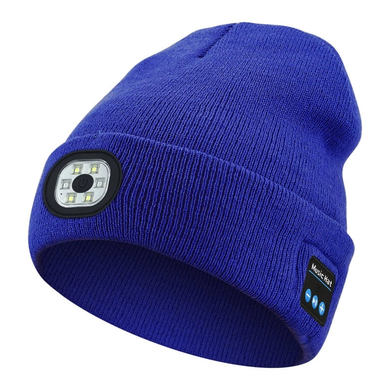 Smart Beanie - Light and Bluetooth Speakers