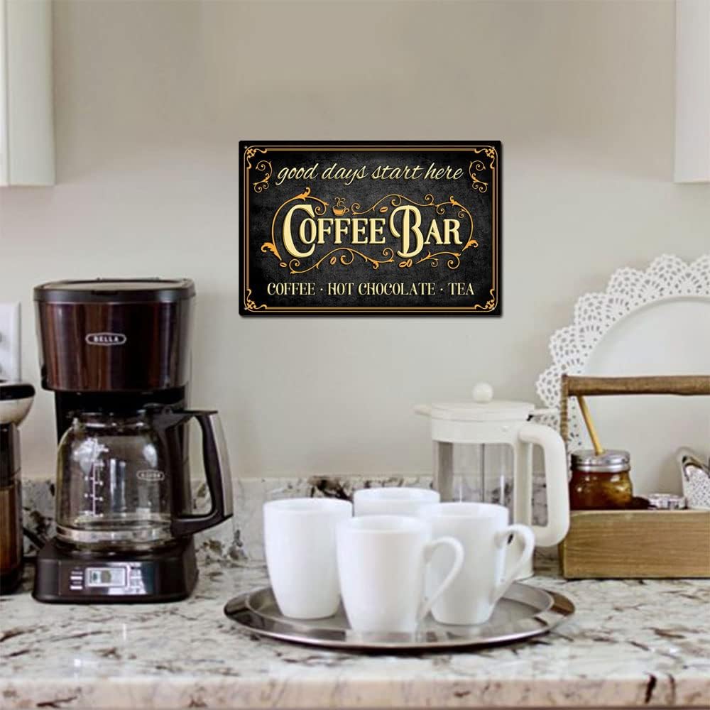 RV6 - Coffee Bar Metal Sign
