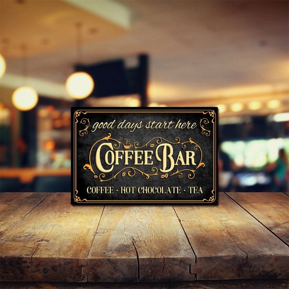 RV6 - Coffee Bar Metal Sign