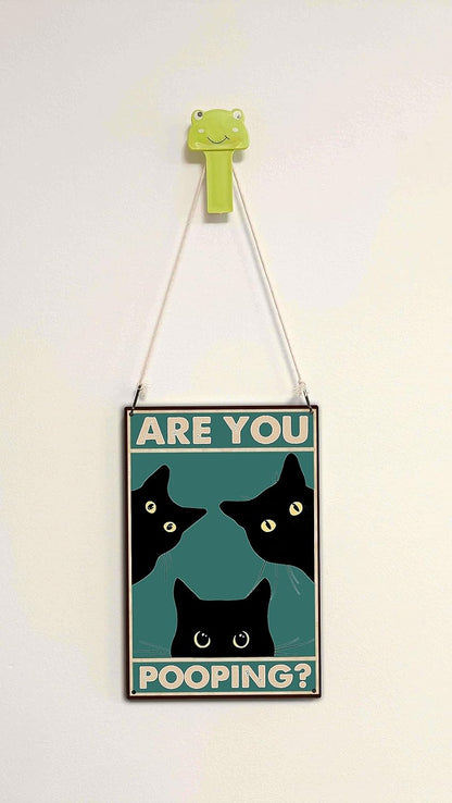 SV7 - Black Cats Metal Sign