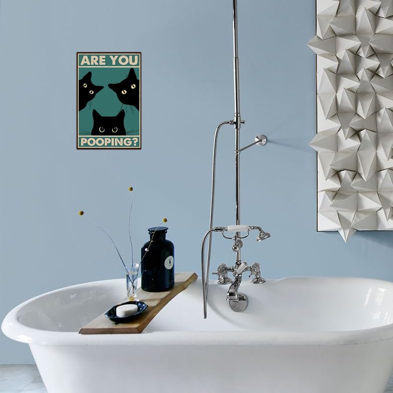 SV7 - Black Cats Metal Sign