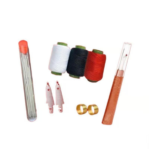 34 Pieces Big Eye Steel Needles Set - Complete Package