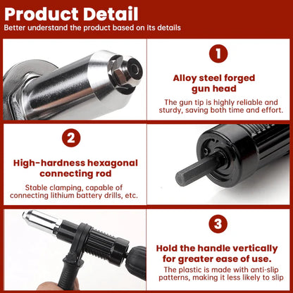 Electric Rivet Gun Adapter