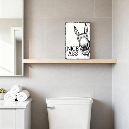 SV2 - Cheeky Donkey Metal Sign